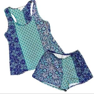 NWOT Linea Donatella tank & bottoms PJ’s